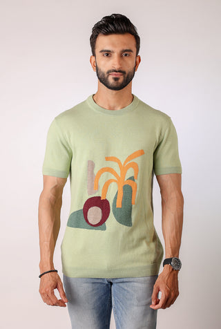 Tropic Flow Knit Tee