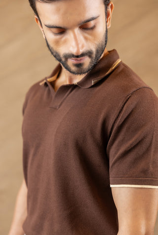 Mocha Trim Polo