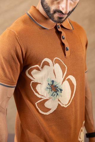 Terracotta Bloom Polo
