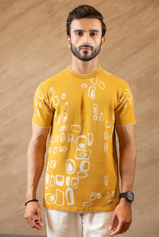 Golden Pebble Knit Tee