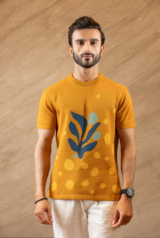 Golden Dusk Knit Tee